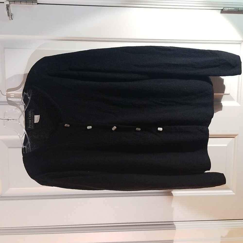 Peter Carol Knit Black sweater